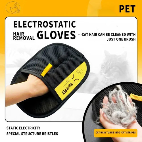 Electrostatic Pet Hair Removal Glove